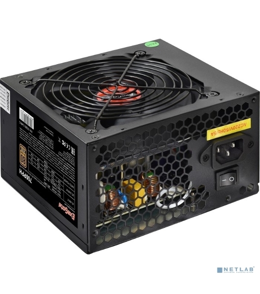 Блок питания ExeGate 700PPH-OEM (EX282154RUS-OEM), 700Вт, 80 PLUS Bronze, 120мм, черный
