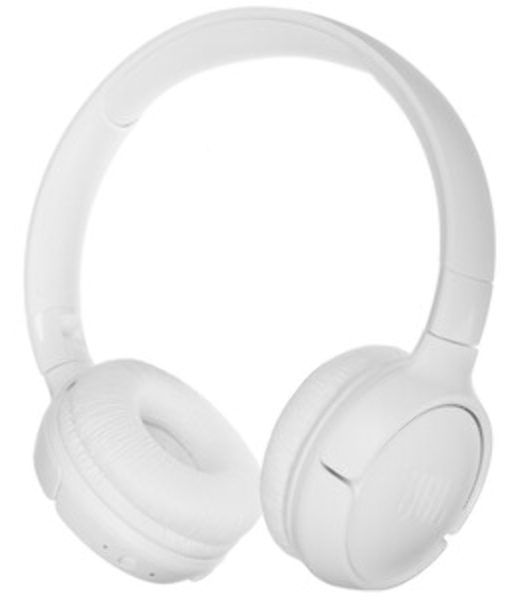 Беспроводные наушники JBL Tune 520BT белый, накладные, Bluetooth, быстрая зарядка, складная конструкция