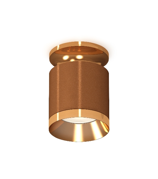 Светильник Ambrella Light XS7404121 SCF/PYG кофе песок/золото желтое полированное MR16 GU5.3 (N7929, C7404, N7034)