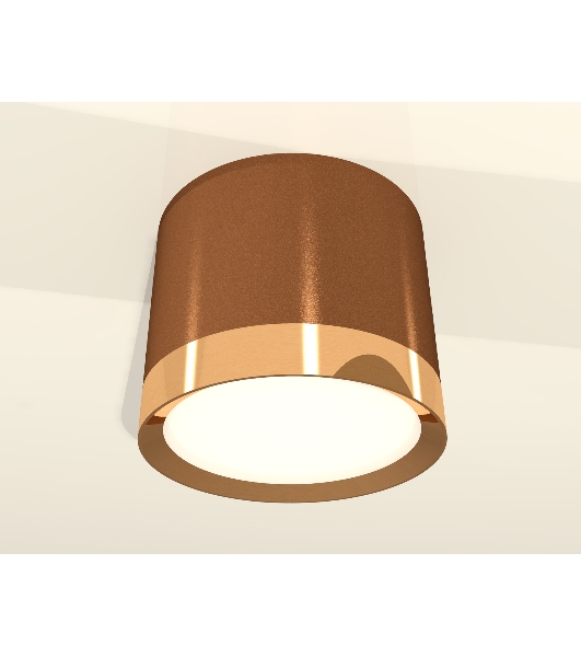 Светильник Ambrella Light XS8117001 SCF/PYG кофе песок/золото желтое полированное GX53 (C8117, N8124)