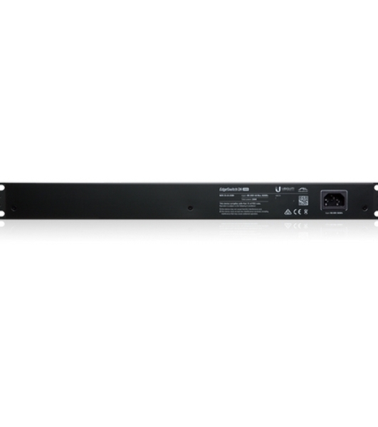 Коммутатор [ES-24-250W EU] Ubiquiti EdgeSwitch 24-250W 24 порта, раздача питания 24/48В на всех портах, суммарная мощность 250W