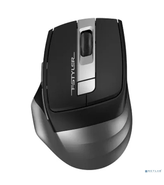 Мышь беспроводная A4Tech Fstyler FG35 серый/черный, 2000 dpi, радиоканал, USB, кнопки - 6