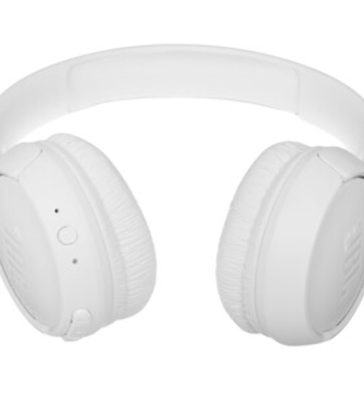 Беспроводные наушники JBL Tune 520BT белый, накладные, Bluetooth, быстрая зарядка, складная конструкция