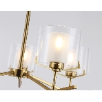 Светильник Ambrella light LH57007/5 BS/FR латунь/белый матовый E14/5 max 40W D690*390, фото6