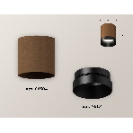 Светильник Ambrella Light XS6304010 SCF/PBK кофе песок/черный полированный MR16 GU5.3 (C6304, N6131), фото 1
