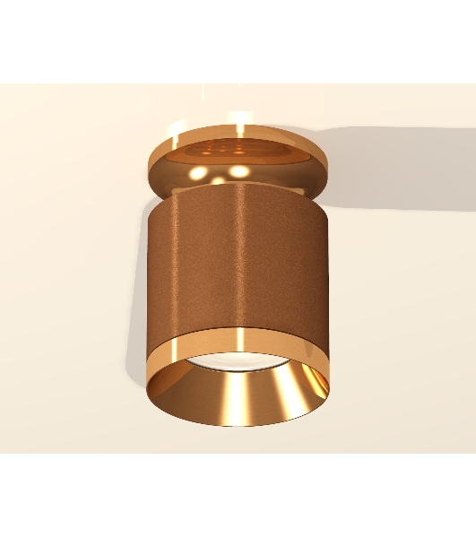 Светильник Ambrella Light XS7404121 SCF/PYG кофе песок/золото желтое полированное MR16 GU5.3 (N7929, C7404, N7034)
