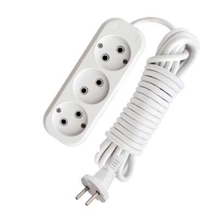 Удлинитель 3х5 м без заземл. 10А IP20 Е-203 АБС-пл. ПВС 2х0.75 UNIVersal 9631965