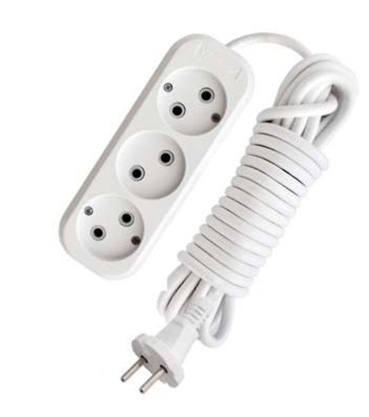 Удлинитель 3х5 м без заземл. 10А IP20 Е-203 АБС-пл. ПВС 2х0.75 UNIVersal 9631965