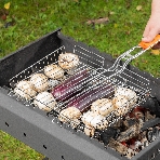 Решетка-гриль Camping Palisad 260х320х65 мм, объемная, хромир., фото3