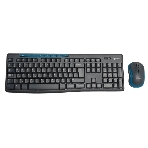 Комплект клавиатура+мышь Logitech MK275 беспроводной, USB, 1000 DPI, голубой/чёрный, фото5
