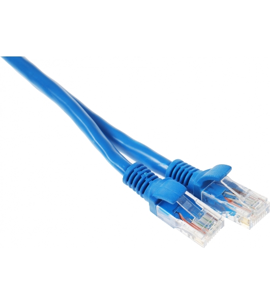 Патч-корд UTP Cablexpert cat.6, 1м, литой, многожильный, синий