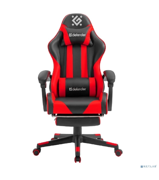 Кресло игровое Defender ROCK BLACK/RED PU