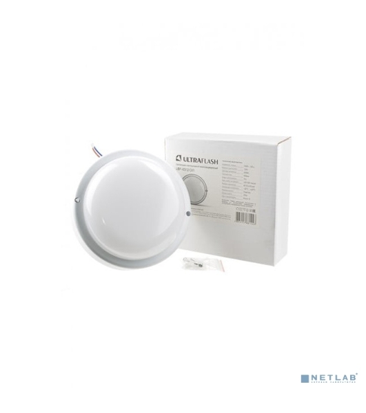 Светильник Ultraflash LBF-0312 C01 (Св-к LED влагозащищенный, 12 Вт, IP54, 220В, круг)