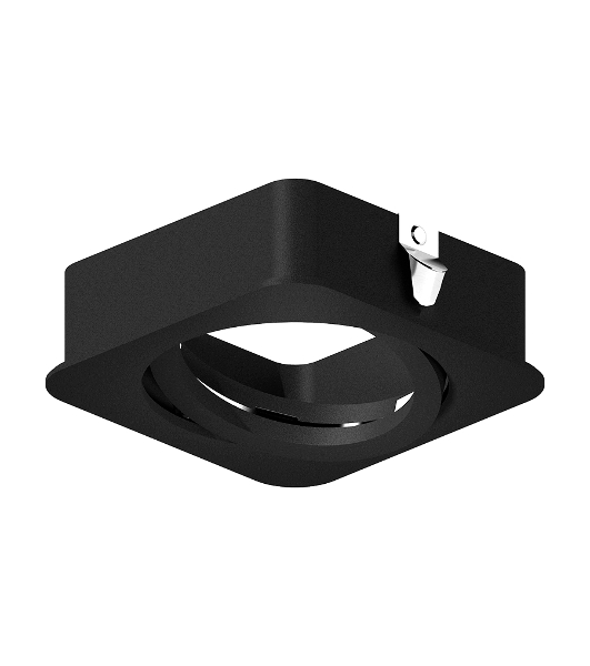 Насадка для корпуса светильника N7711 SBK черный песок 70*70*H25mm Out2mm MR16