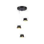Светильник Ambrella light TN71252/3 BK/GD черный/золото GX53/3 D250*1090, фото5