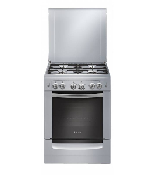 Плита газовая Gefest ПГ 6100-02 0068 серый, конфорок 4 шт, духовка 52 л, 60 см x 85 см x 60 см