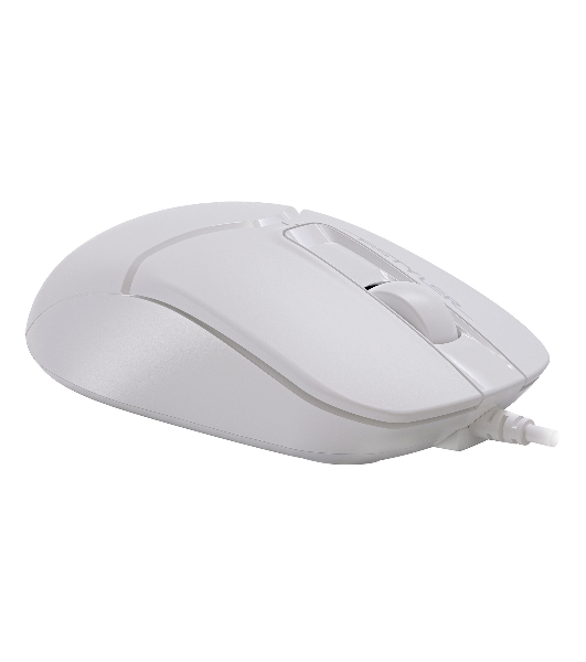 Мышь проводная A4Tech Fstyler FM12 белый, 1200 dpi, USB, кнопки - 3