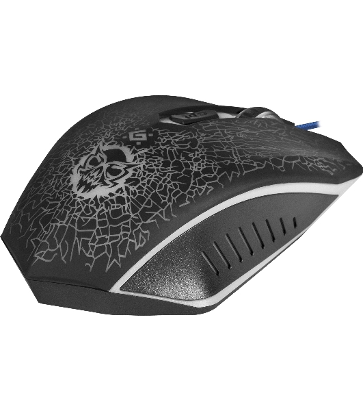 Мышь проводная Defender Shock GM-110L черный, 3200 dpi, USB, кнопки - 6