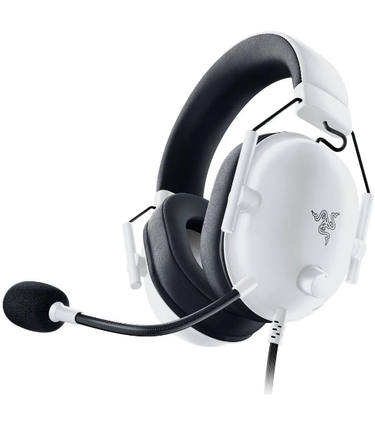 Гарнитура Razer Blackshark V2 X белый, проводная, 3.5 мм