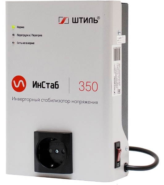 Стабилизатор напряжения Штиль ИнСтаб IS350 300Вт 350ВА белый