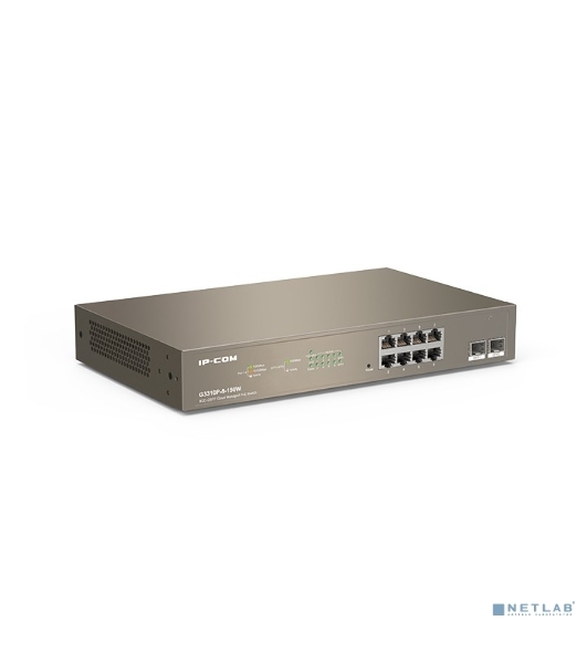 Коммутатор IP-COM G3310P-8-150W PoE с облачным управлением 8GE+2SFP