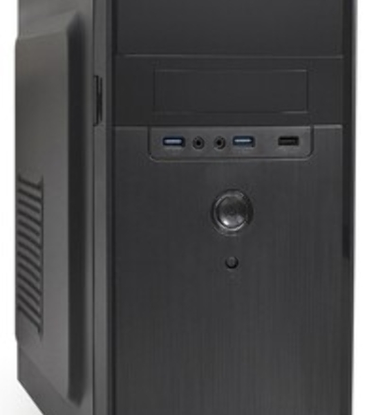 Компьютерный корпус Minitower ExeGate BA-309U2-UNS350 (mATX, БП UNS350 с вент. 12см, 1хUSB+2хUSB 3.0, HD аудио, черный)