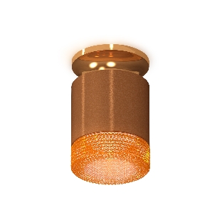 Светильник Ambrella Light XS7404122 SCF/PYG/CF кофе песок/золото желтое полированное/кофе MR16 GU5.3 (N7929, C7404, N7195)