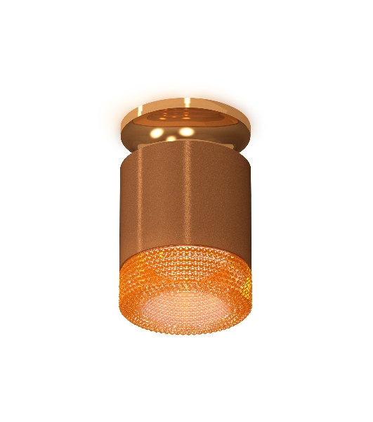 Светильник Ambrella Light XS7404122 SCF/PYG/CF кофе песок/золото желтое полированное/кофе MR16 GU5.3 (N7929, C7404, N7195)