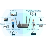 Роутер D-Link DIR-1260/RU/R1A, Wireless AC1200 2x2 MU-MIMO Dual-band Gigabit Router with 1 10/100/1000Base-T WAN port, 4 10/100/1000Base-T LAN ports and 1 USB port.802.11b/g/n/ac compatible, up to 300 Mbps, фото20