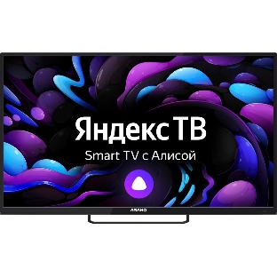Телевизор Asano 55' 55LU8120T черный LED UHD 60Hz ЯндексТВ
