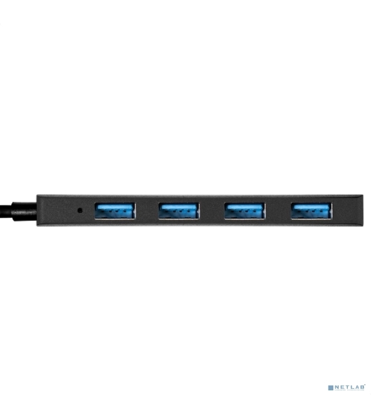 USB-концентратор 4-в-1 ExeGate DUB-4P/3 (кабель-адаптер USB3.0 --> 4xUSB3.0, Plug&Play, черный)