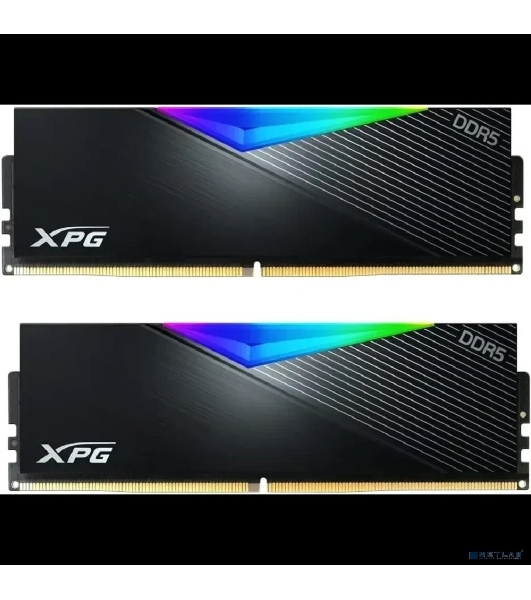 Оперативная память XPG Lancer, DDR5, 32Gb (2x16Gb), 6400MHz, CL32, DIMM, с радиаторами, RGB, черный