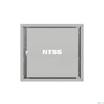 Шкаф коммутационный NTSS Lime (NTSS-WL9U5560GS) настенный 9U 550x600 мм пер. дв. стекл несъемн. бок. пан. 30 кг серый 110 град. IP20 сталь, фото7