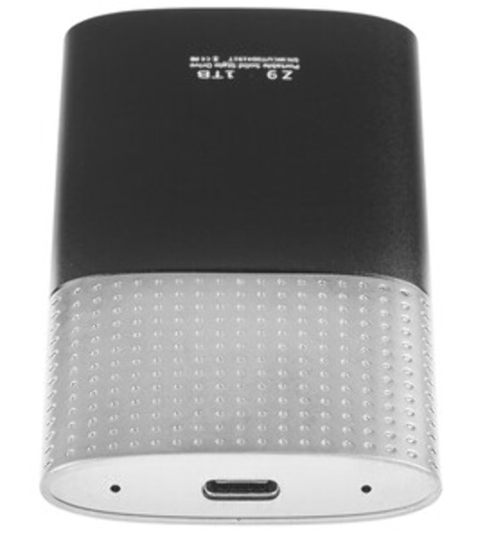 Внешний SSD Netac Z9, 500 Gb, USB 3.2 Gen 2 Type-C, R/W 550/480, черный