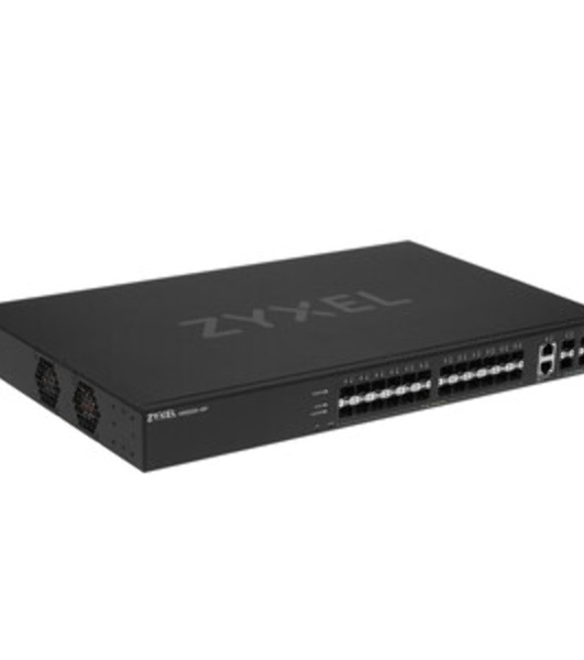Коммутатор Zyxel XGS2220-30F L3 Access switch, rack 19', 24xSFP, 2xRJ-45: 1/2.5/5/10G, 4xSFP+, standalone/cloud management