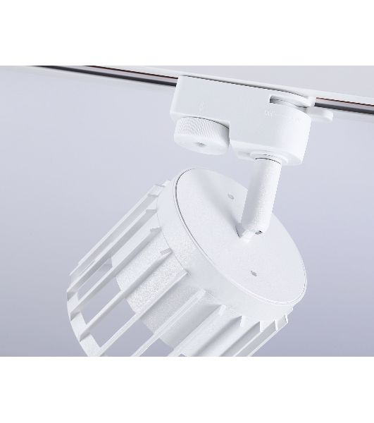 Трековый однофазный светильник Ambrella light GL5348 WH белый GX53 D100*80