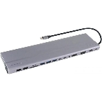 Адаптер VCOM TypeC -->3*USB3.0+2*USB2.0+VGA+RJ45+SD+TF+AUD+HDMI+DP+2*USB3.1 Data+PD, фото31