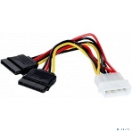 Кабель питания 2xSATA (от разъема Molex (IDE) блока питания), 15 см ExeGate, фото4