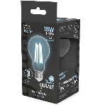 Лампа светодиодная филаментная Gauss Filament 18Вт цок.:E27 груша св.свеч.бел.нейт. (упак.:10шт), фото2