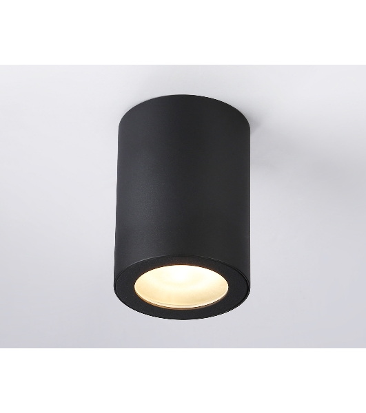 Светильник Ambrella light TN22799 BK черный IP44 GU10 max 12W D65*90