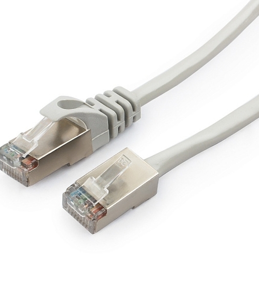 Патч-корд FTP Cablexpert cat.5e, 7.5м, литой, многожильный серый