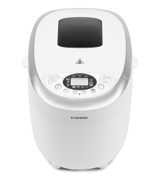 Хлебопечка Starwind SBMM1224 белый, 850 Вт, 1.25 кг, 12 программ