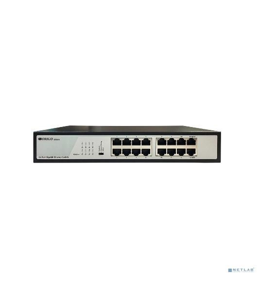 Коммутатор ORIGO Unmanaged Switch, 16x1000Base-T, 19 Rackmount Kit