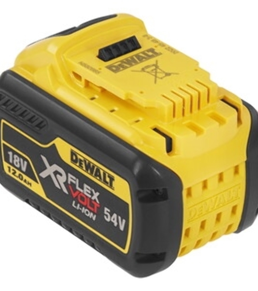 Аккумулятор DeWalt DCB548-XJ 54 В XR FLEXVOLT Li-Ion, нарпяжение: 18 и 54 В, 12.0 А·ч, XR 18.0 В