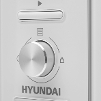 Микроволновая печь встраиваемая Hyundai HBW 2030S WG белый, 20 л, 800 Вт, переключатели - поворотный механизм, фото7