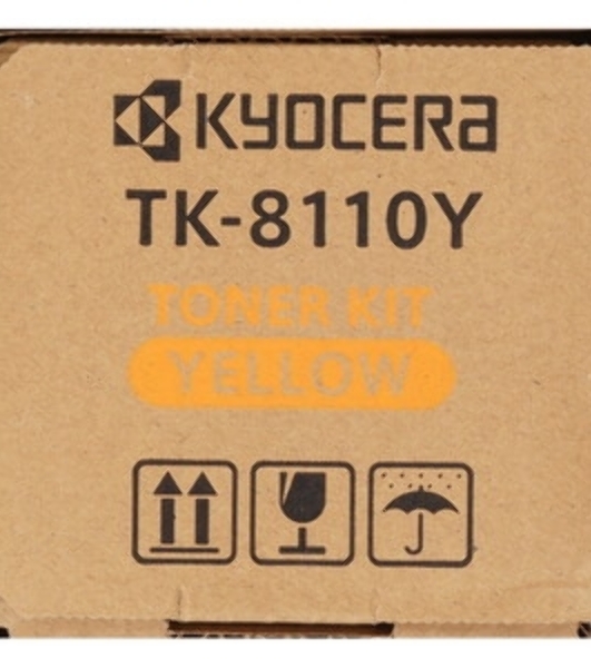Картридж лазерный Kyocera TK-8110Y для M8124cidn (Азия) желтый (6000 стр.)