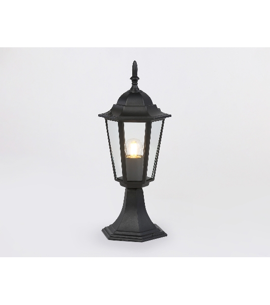 Светильник Ambrella light ST2023 BK/CL черный/прозрачный IP54 E27 max 40W D150*400