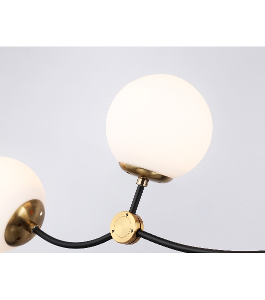 Светитльник Ambrella Light TR2568/3 BK/SB черный/бронза E27/3 max 60W 1130*150*540