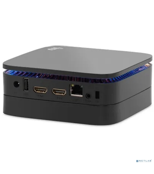 Неттоп IRU 110JLCN Cel N4500 (1.1) 8Gb SSD256Gb UHDG Windows 11 Pro GbitEth WiFi BT черный (2152163)