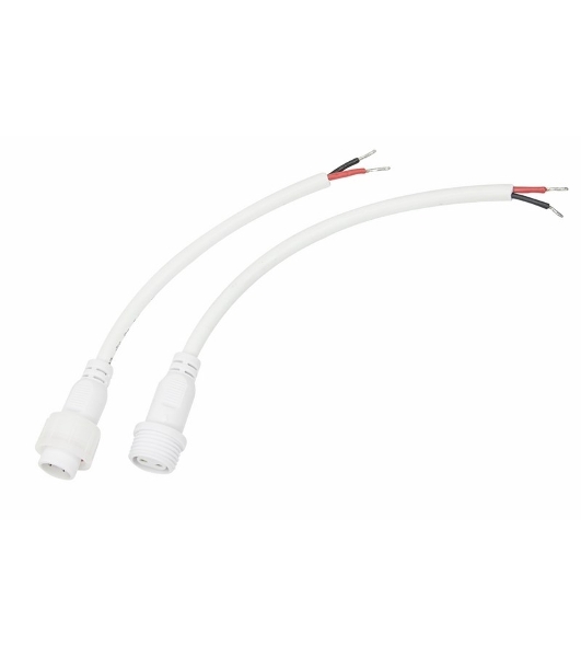 Соединительный кабель Rexant (2pin) герметичный (IP67) 2х1,0 мм² белый
